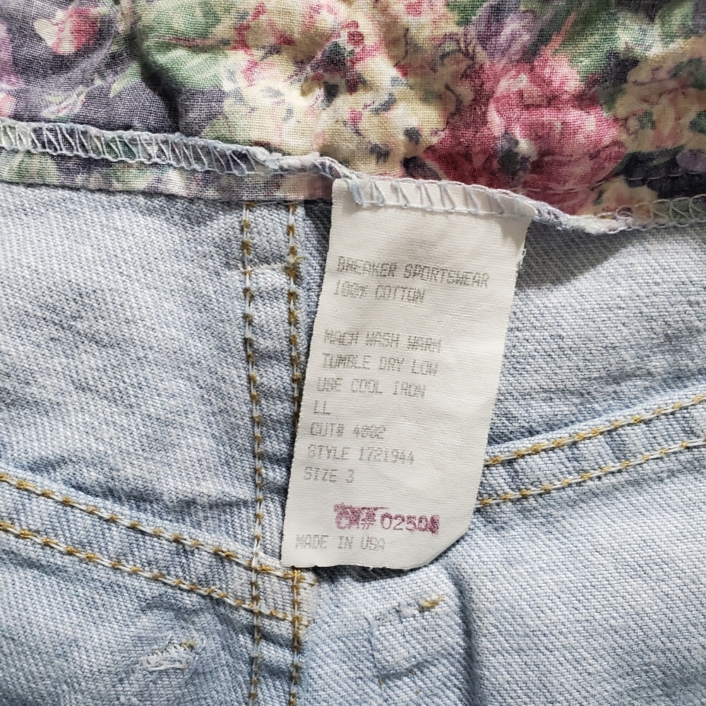 Vintage Floral Patch Balloon Leg Jeans - Picture 7 of 7